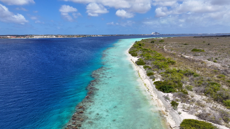 Coastline of Klein Bonaire island