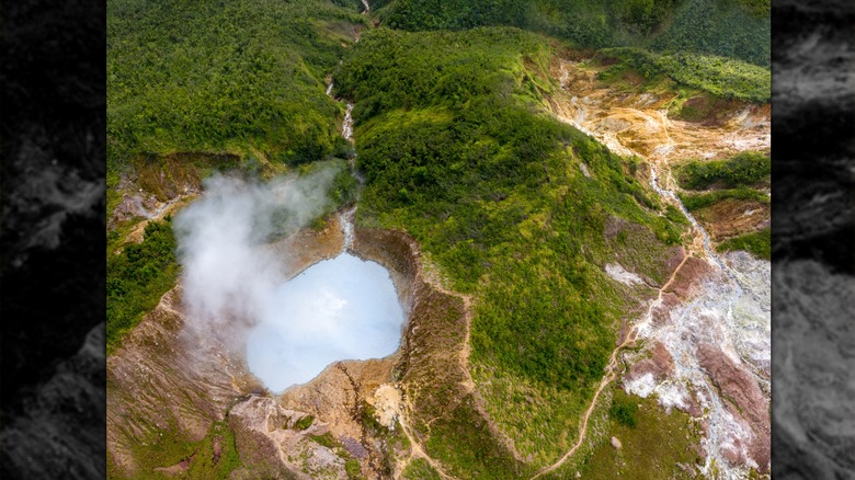 The Boiling Lake within Morne Trois Pitons National Park on Dominica