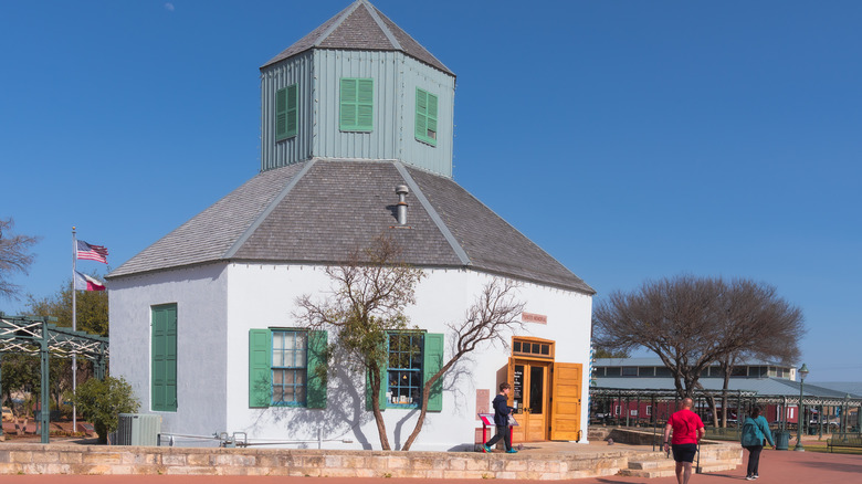 The Vereins Kirche Museum, a historic structure in Fredericksburg, Texas