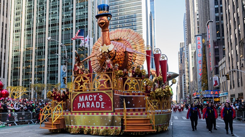 Float at Macy's parade