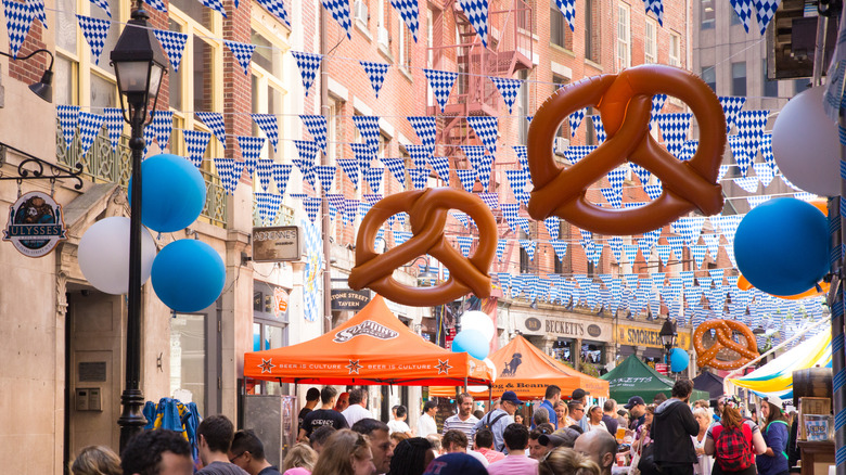Oktoberfest in NYC streets