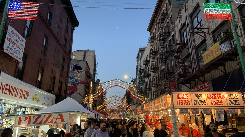 Entrance of San Gennaro Festival