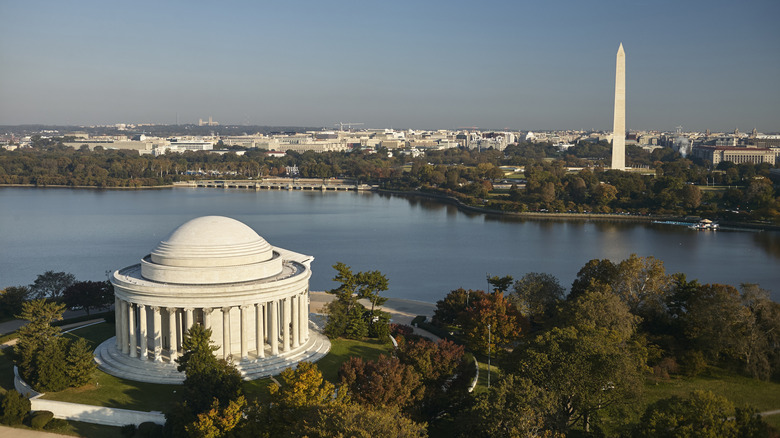 Aerial view of Washington, D.C.