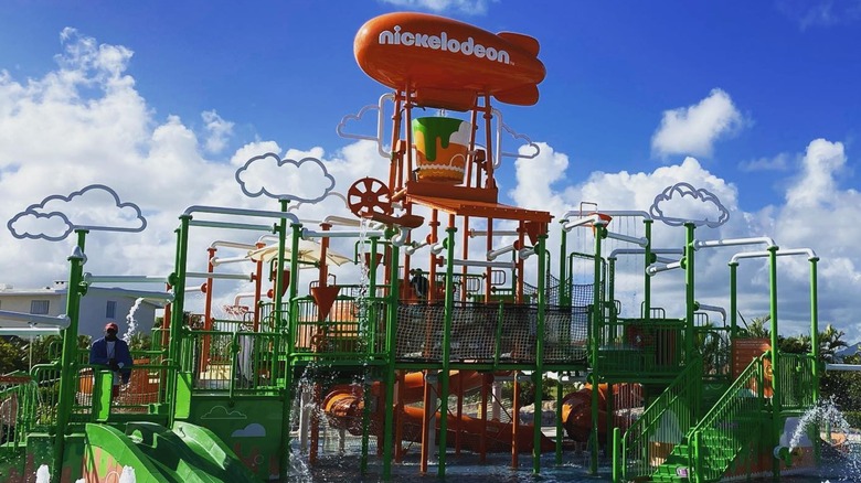 The pool area at Nickelodeon Punta Cana