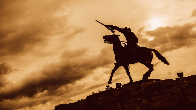 Statue in Cody, Wyoming