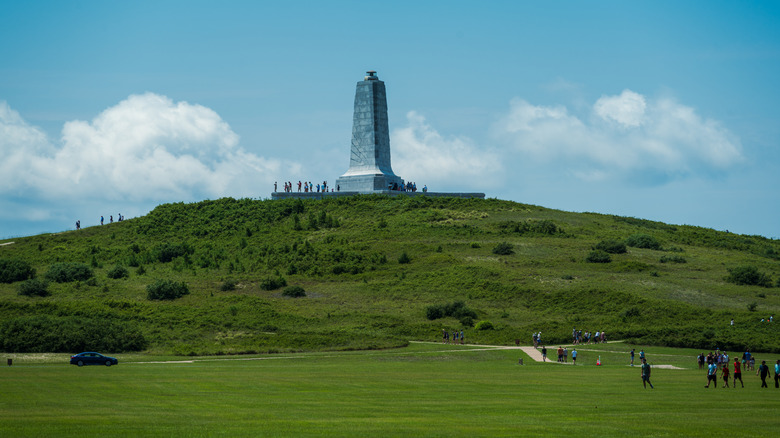 The Wright Brothers Memorial in Kill Devil Hills