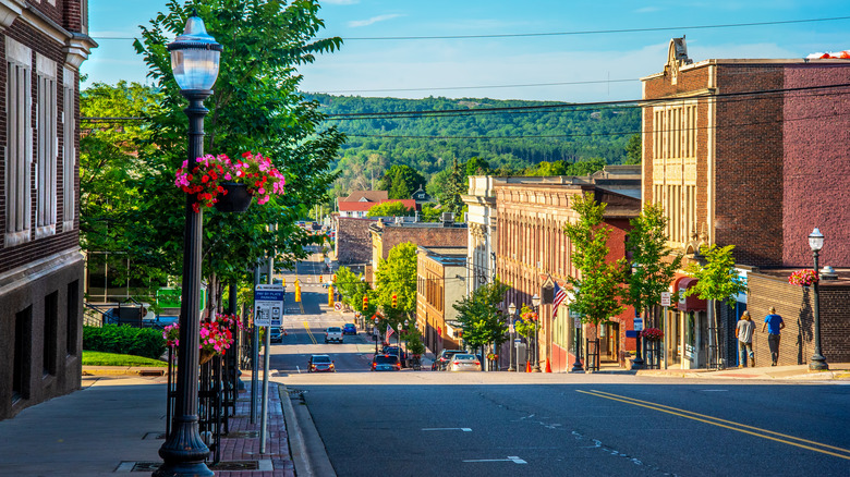 Street in Marquette, Michigan