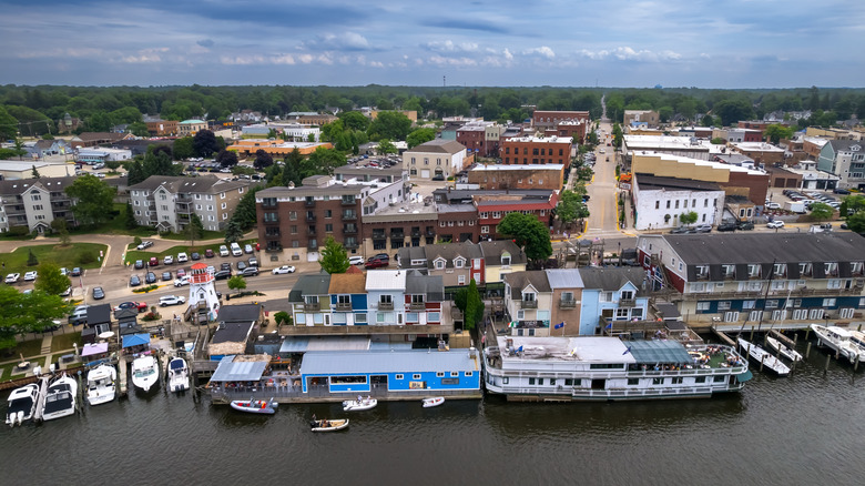 Aerial view of South Haven