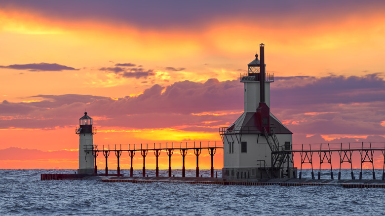 Lighthouses at St. Joseph, Michigan