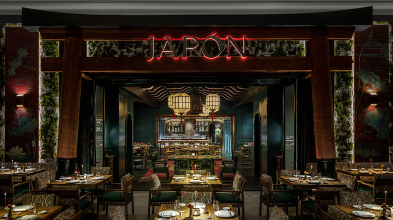 Japon at the Setai dining room in Miami