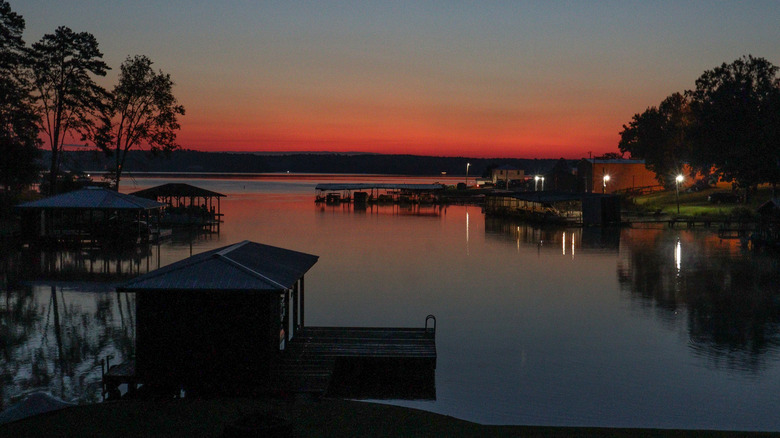 Lake Sinclair at sunrise