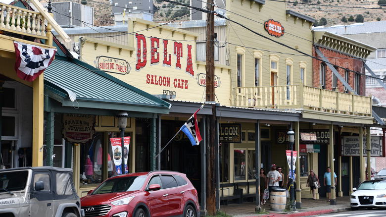 Street scene of Virginia City, sister city to Nevada City