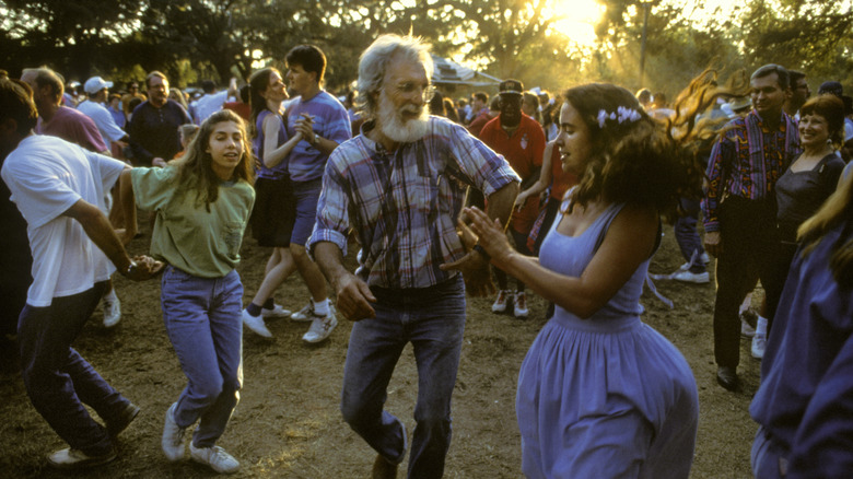 Dancers at a Cajun festival in Louisiana