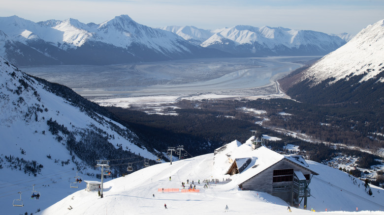 View of Mount Alyeska and Turnagain Arm