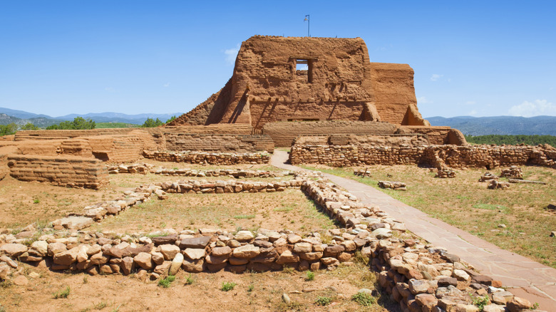 Ruins of an 18th-century Spanish mission