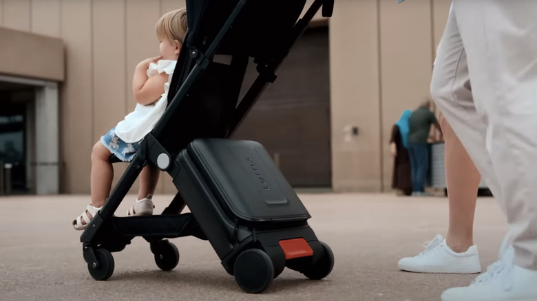 TernX stroller in airport