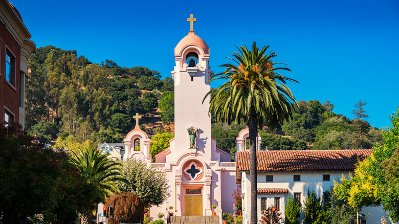 The historic Mission San Rafael in Marin County, California