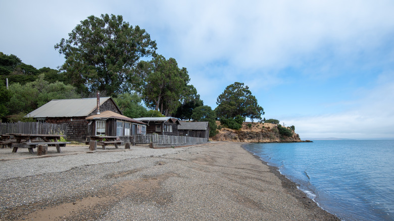 The historic Chinese fishing village at China Camp State Park in San Rafael, California