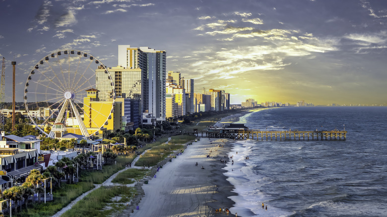 A view of downtown Myrtle Beach