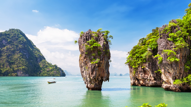 The iconic James Bond Island in Phang Nga Bay