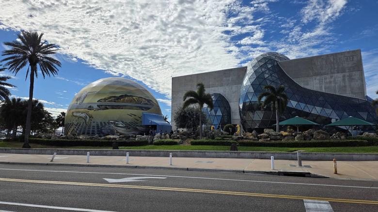 Exterior of The Dalí Museum in St. Petersburg, Florida