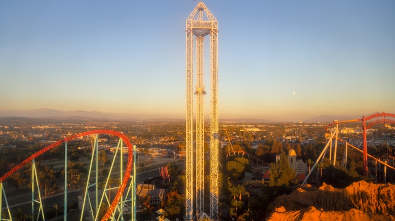 Aerial view of Knott's Berry Farm in California