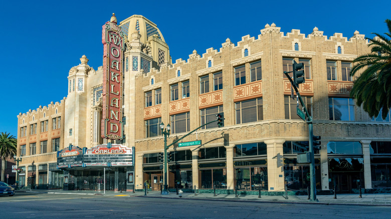 Front of Fox Theater in Oakland