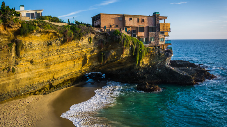 Cliffside house overlooking Table Rock Beach in Laguna