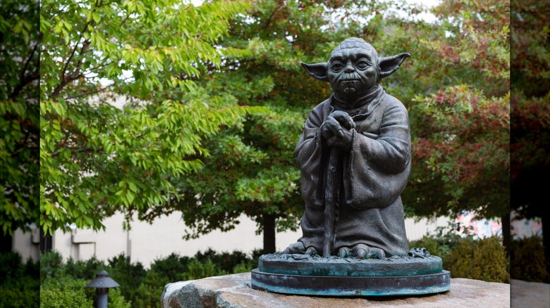 Yoda statue in San Anselmo's Imagination Park