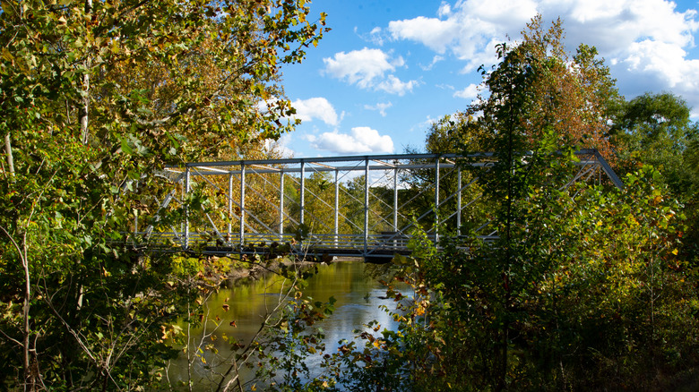 Station Road bridge along the towpath trail in Cuyahoga Valley National Park