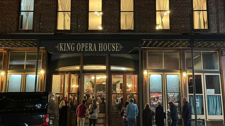 The facade of the King Opera House