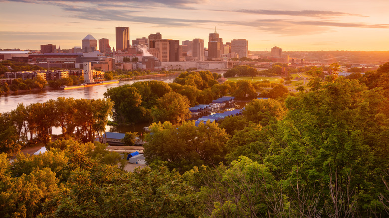 Cityscape of St. Paul Minnesota