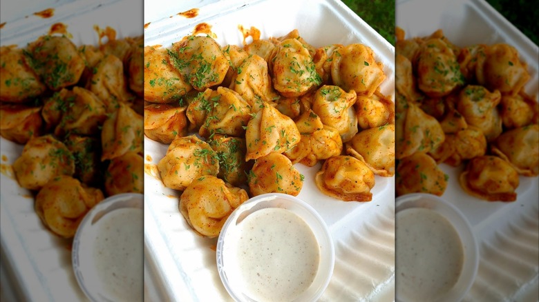 A close look at the dumplings from Alaska N Dumplings