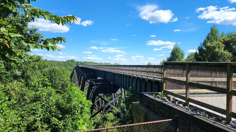 The High Bridge Trail on a sunny day