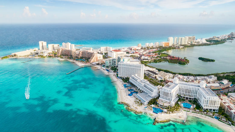 Resort in the Riviera Maya in the Caribbean