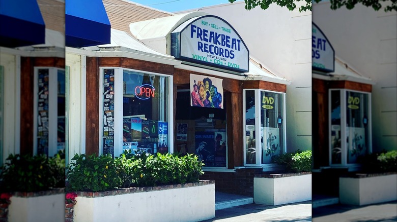 Facade of Freakbeat Records in Sherman Oaks, CA