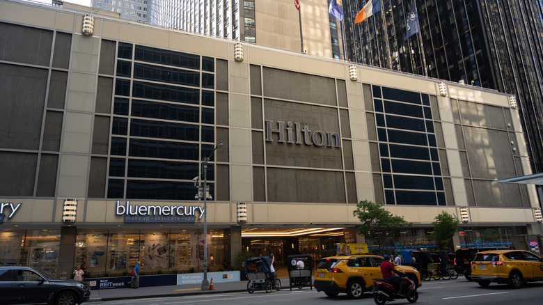 New York Hilton Midtown during the day