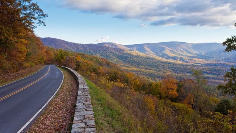 Skyland Drive, Shenandoah National Park, Virginia, VA, USA