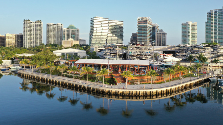 Marina in Coconut Grove, Miami