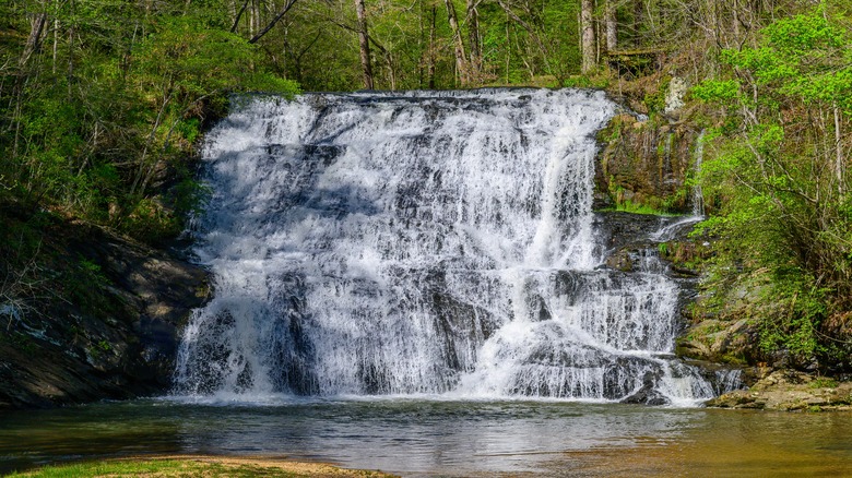 Cane Creek Falls in Dahlonega