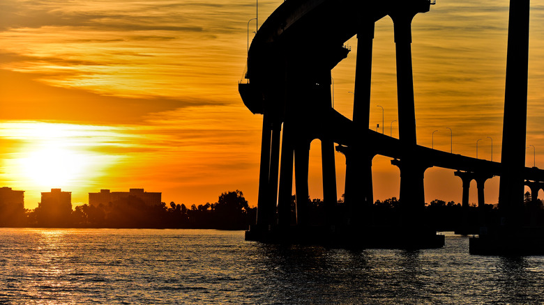 Sunset in San Diego Bay