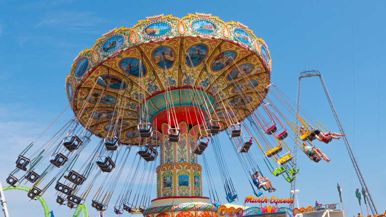 A swing ride on the Seaside Heights boardwalk