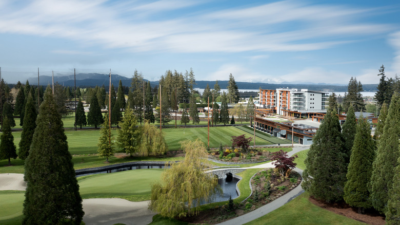 Golf course of Naturally Pacific Resort