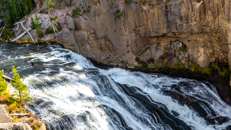 Rushing waters near Union Falls