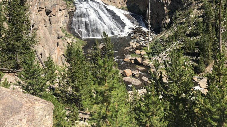 Union Falls from a distance