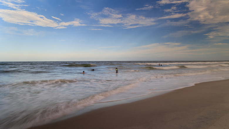 Waves on the beach at Kathryn Abbey Hanna Park
