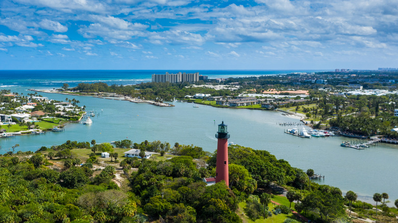 City of Jupiter, Florida, along the water
