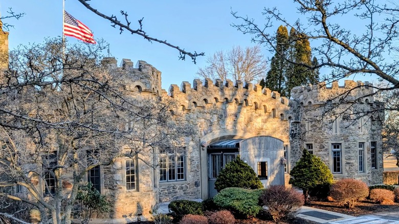 The castle building, now Stone House Urban Winery, at Fort Ritchie, Maryland