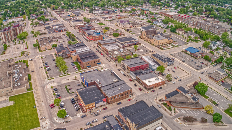 Aerial view of Austin, Minnesota