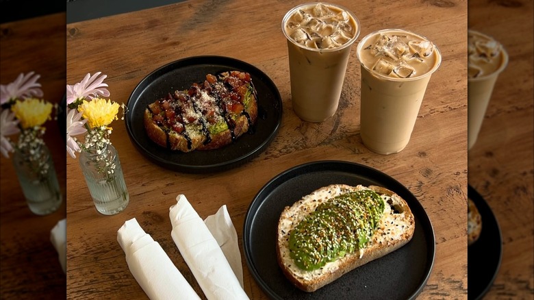 Coffee and toast from Lincoln House & Co.